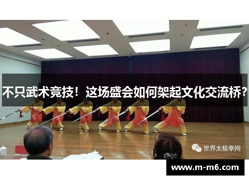 不只武术竞技！这场盛会如何架起文化交流桥？